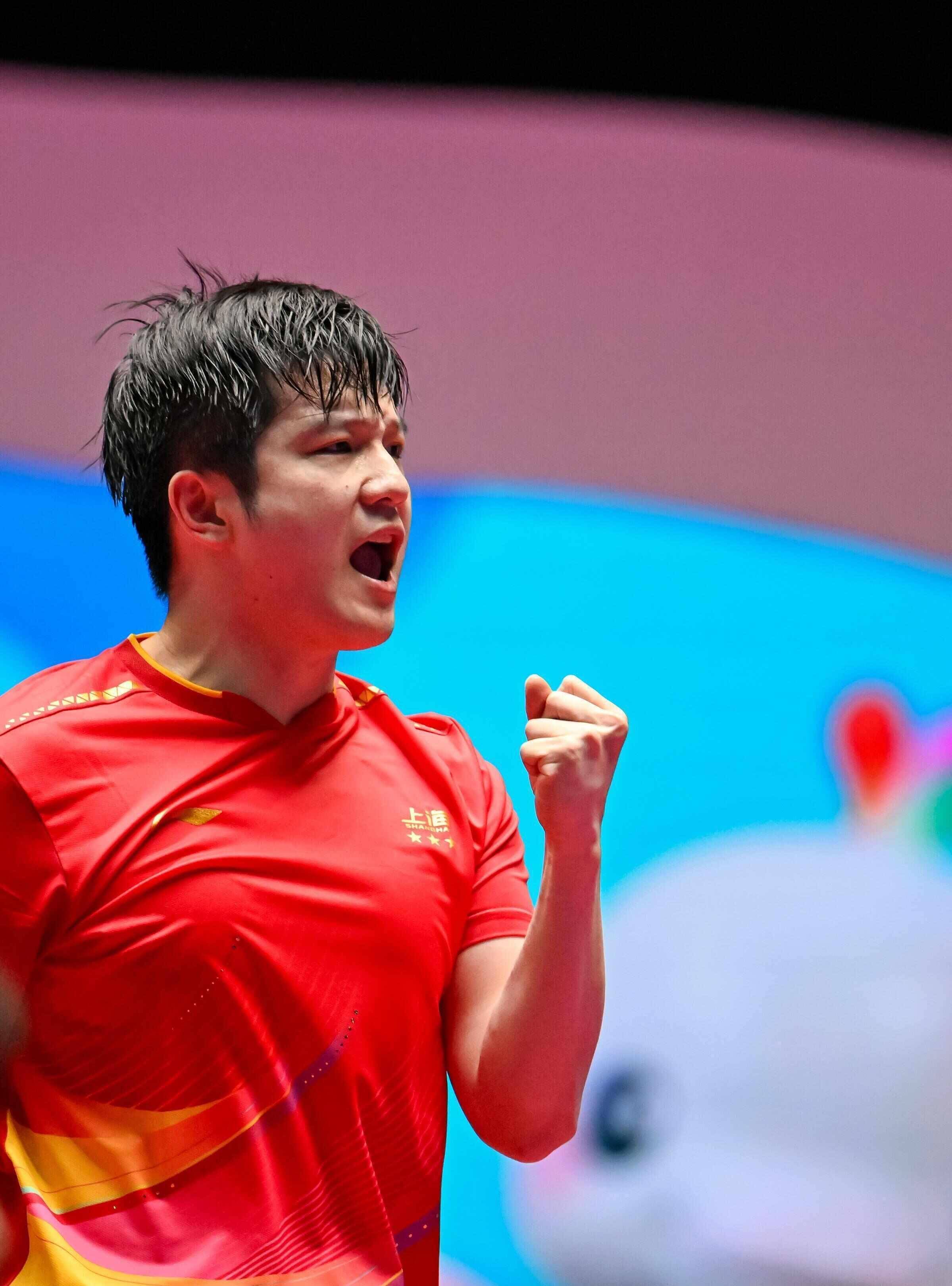 日本乒乓球队逆转德国乒乓球队，马龙送出助攻